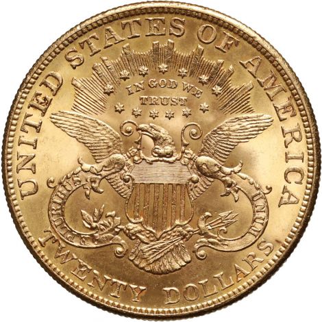 Złota moneta 20 dolarów Liberty Head