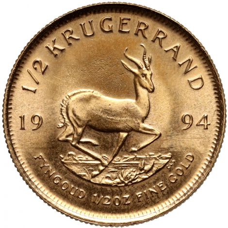 Złoty Krugerrand - 1/2 uncji złota - 2