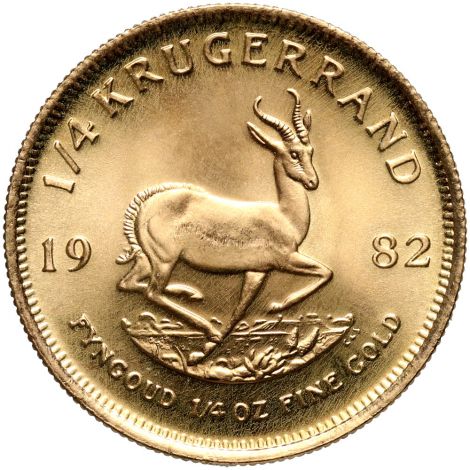 Złoty Krugerrand - 1/4 uncji złota - 2