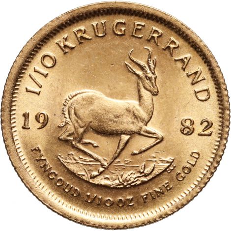 Złoty Krugerrand - 1/10 uncji złota
