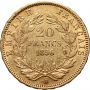 Złota moneta 20 franków francuskich Napoleon III - 3