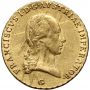 1035. Austria, Franciszek I, dukat 1822 G, Nagybanya - rzadka mennica - 2