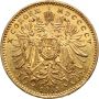Złota moneta 10 koron austriackich Franciszek Józef I Wieniec - 3