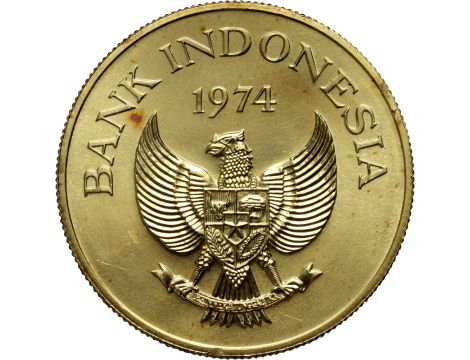 1187. Indonezja, 100000 Rupii 1974, Waran z Komodo - rzadkie - 2