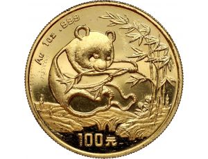 1220. Złota moneta Chińska Panda 1994 1 uncja