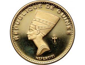 1235. Gwinea, 5000 franków 1970, Nefertiti