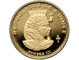1236. Gwinea, 5000 franków 1970, Ramzes III