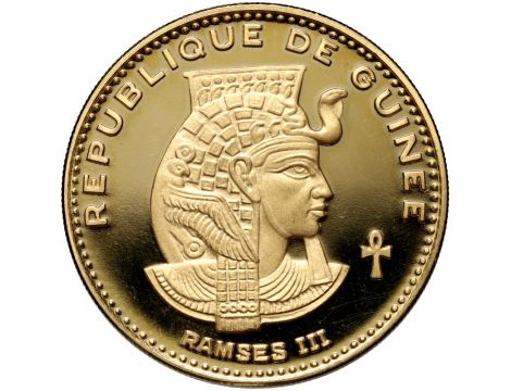 1236. Gwinea, 5000 franków 1970, Ramzes III