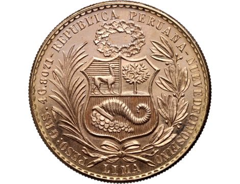 1241. Peru, 100 soli 1969 - rzadki rocznik - 2