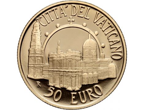 1349. Watykan, Franciszek, 50 euro 2015, Bazylika Matki Bożej w Pompejach - 2