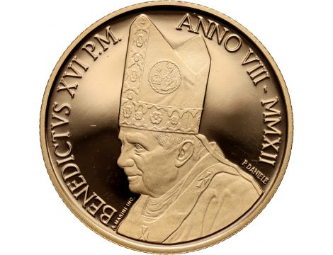 1567. Watykan, Benedykt XVI, zestaw 9 monet euro 2012, stempel lustrzany - 2