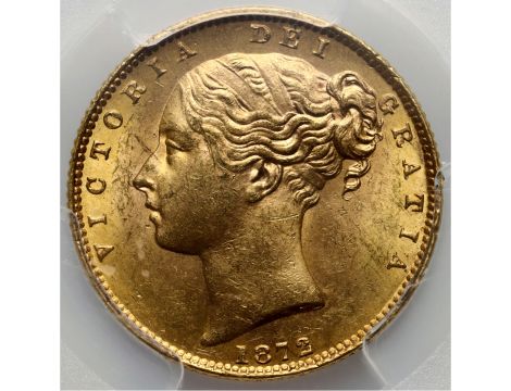 1782. Wielka Brytania, Wiktoria, suweren 1872 (108), Londyn, PCGS MS64 - piękny - 2