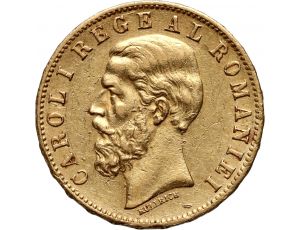 2030. Rumunia, Karol I, 20 lei 1883 B, Bukareszt
