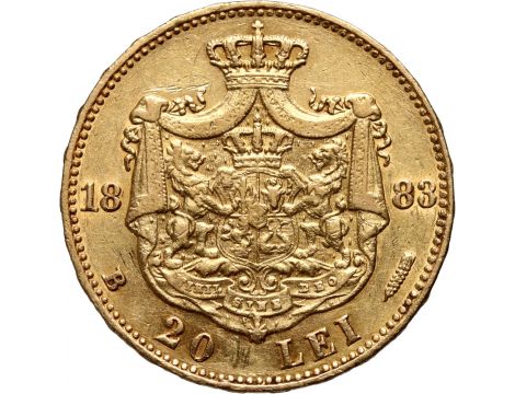 2030. Rumunia, Karol I, 20 lei 1883 B, Bukareszt - 2