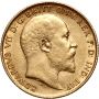 Złota moneta 1/2 Suwerena Brytyjskiego Edward VII - 2