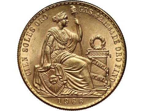 2284. Peru, 100 soli 1966