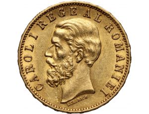 2318. Rumunia, Karol I, 20 lei 1883 B, Bukareszt
