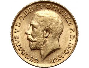 Złoty Suweren Brytyjski Jerzy V