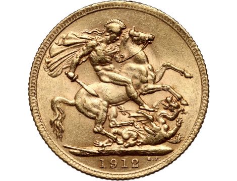 Złoty Suweren Brytyjski Jerzy V - 2