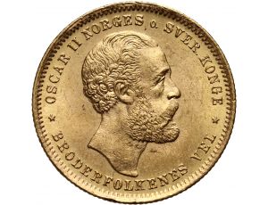2330. Norwegia, Oskar II, 20 koron 1902