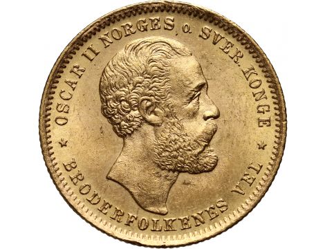 2330. Norwegia, Oskar II, 20 koron 1902