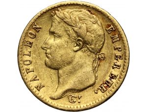 2396. Francja, Napoleon I, 20 franków 1812 A, Paryż