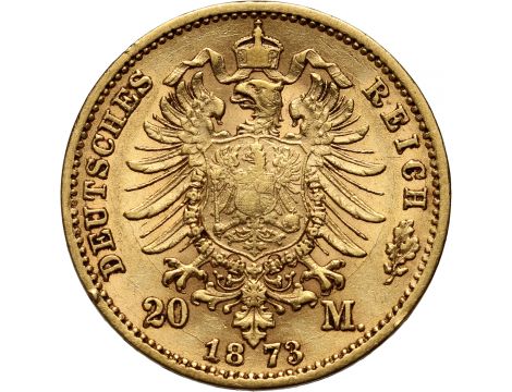 2464. Niemcy, Saksonia, Jan V, 20 marek 1873 E, Muldenhutten - 2