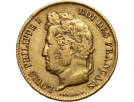 2603. Francja, Ludwik Filip I, 40 franków 1834 A, Paryż