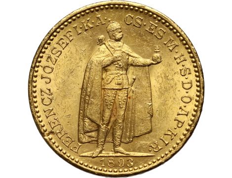 2617. Węgry, Franciszek Józef I, 20 koron 1893