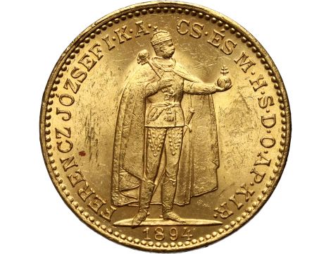 2621. Węgry, Franciszek Józef I, 20 koron 1894 - ładne