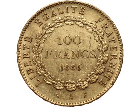 2640. Francja, 100 franków 1886, Anioł - 2
