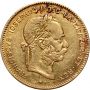 2728. Austria, Franciszek Józef I, 4 floreny = 10 franków 1872 - rzadki rocznik - 2