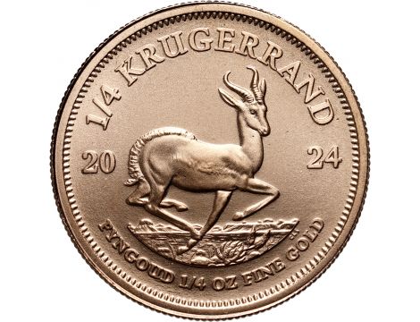 Złota moneta Krugerrand 1/4 uncji - 2