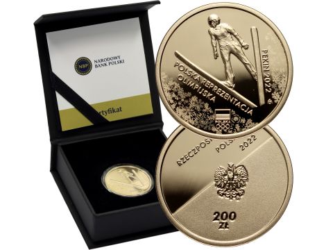 2926. Polska, 200 złotych 2022, Polska Reprezentacja Olimpijska Pekin 2022