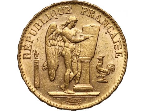2991. Francja, 20 franków 1898, Anioł