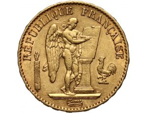 2997. Francja, 20 franków 1878, Anioł