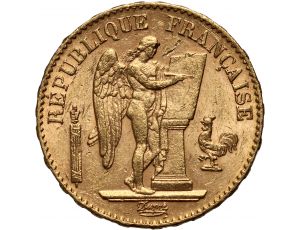 2998. Francja, 20 franków 1887, Anioł