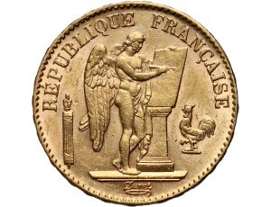 3000. Francja, 20 franków 1895, Anioł