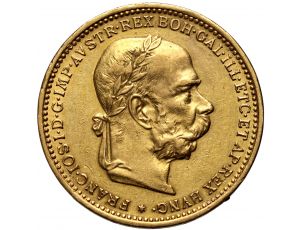 3030. Austria, Franciszek Józef I, 20 koron 1899, Wieniec - rzadki rocznik