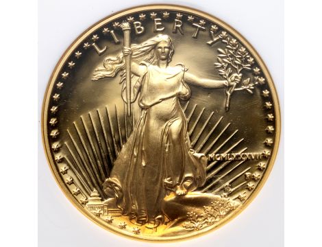 3052. USA, 25 dolarów 1987, Amerykański Orzeł, 1/2 uncji, NGC PF69 - 2
