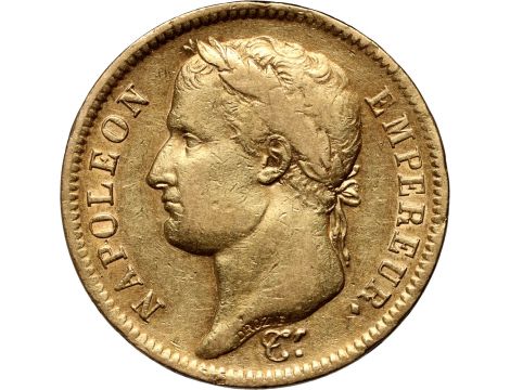 0307. Francja, Napoleon I, 40 franków 1811 A, Paryż