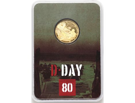 3091. Francja, Gibraltar, Zestaw złotych monet 2024, Lądowanie w Normandii - 4