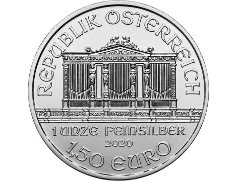 Srebrna moneta Wiedeński Filharmonik 1 uncja
