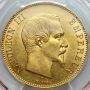 3122. Francja, Napoleon III, 100 franków 1855 A, Paryż, PCGS MS61 - 3