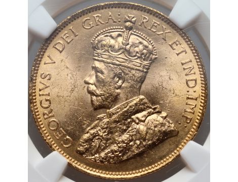 3137. Kanada, Jerzy V, 10 dolarów 1914, NGC MS63 - 2