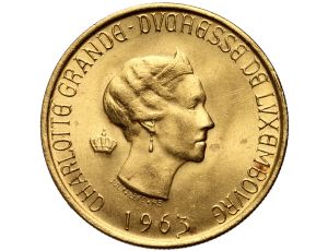 3174. Luksemburg, 20 franków 1963, Charlotte