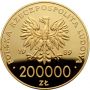 3179. Polska, 200000 złotych 1989, Jan Paweł II, Kratka - 3