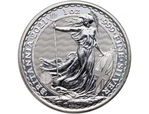Srebrna moneta Brytyjska Britannia 1 uncja