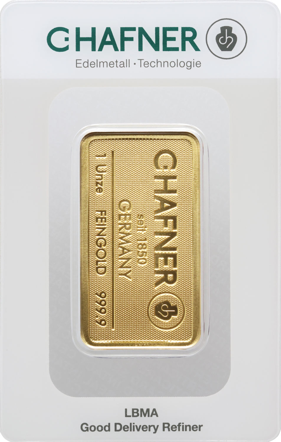 Sztabka złota 1 oz C.Hafner