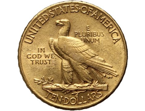 3337. USA, 10 dolarów 1908, Filadelfia, Indianin - 2